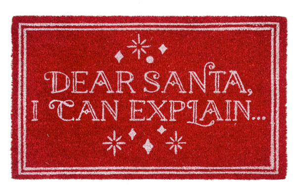 Dear Santa I Can Explain Doormat