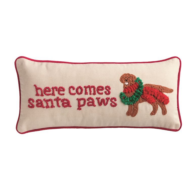 Dog Christmas Pillow