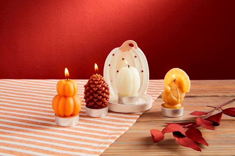 Fall Figural Tealights