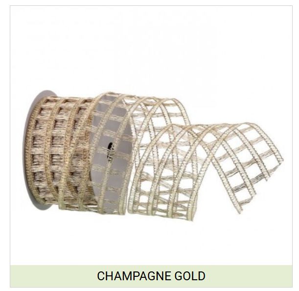 Knitted Metallic Ribbon