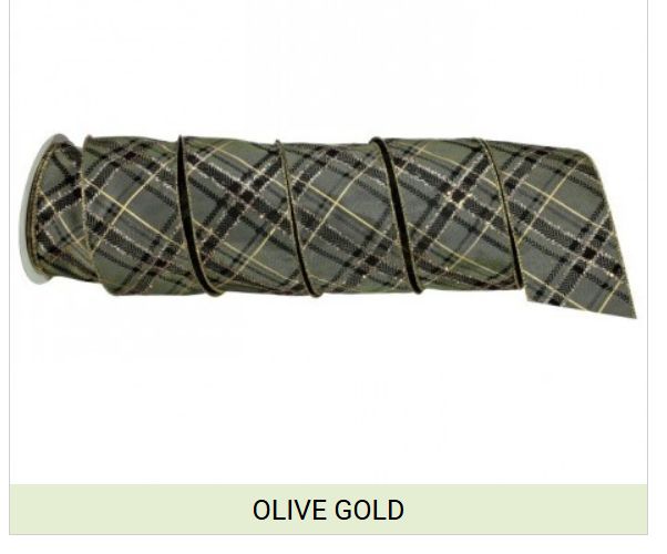 Gentlemans Plaid Ribbon
