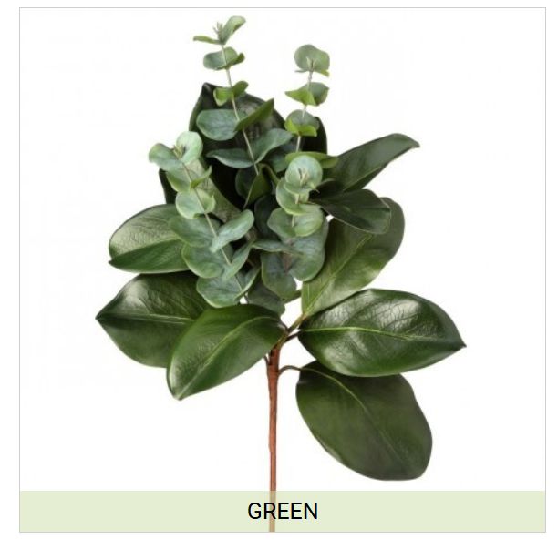 20 Inch Magnolia Eucalyptus Spray
