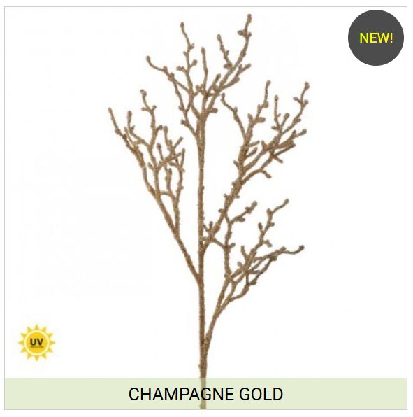 36 Inch Gold Twig Spray