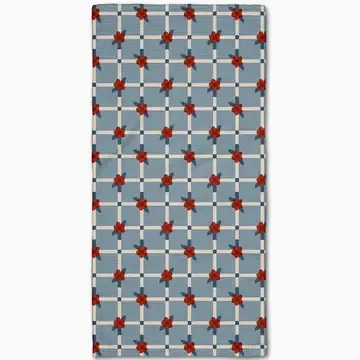 Geometry Floral Parade Bar Towel