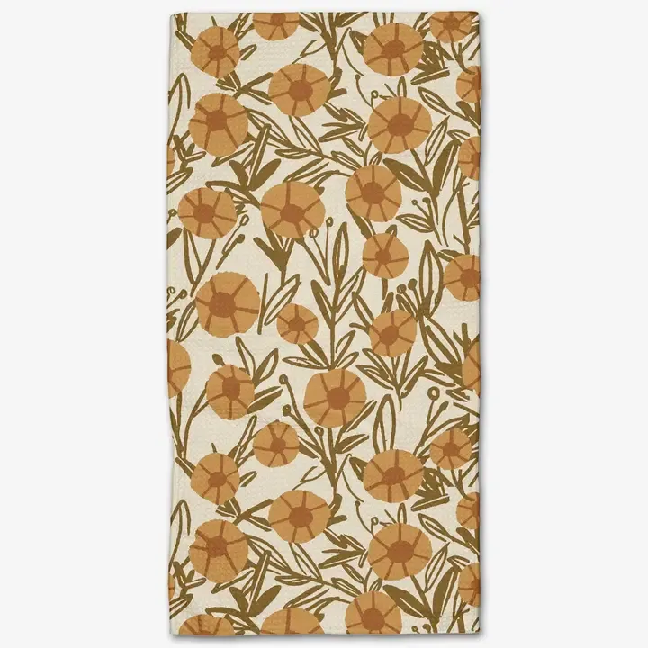 Geometry Sunflower Fields Bar Towel