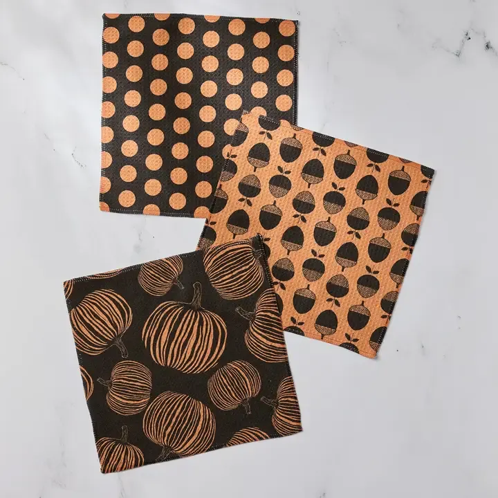 Geometry Fall Dishcloths