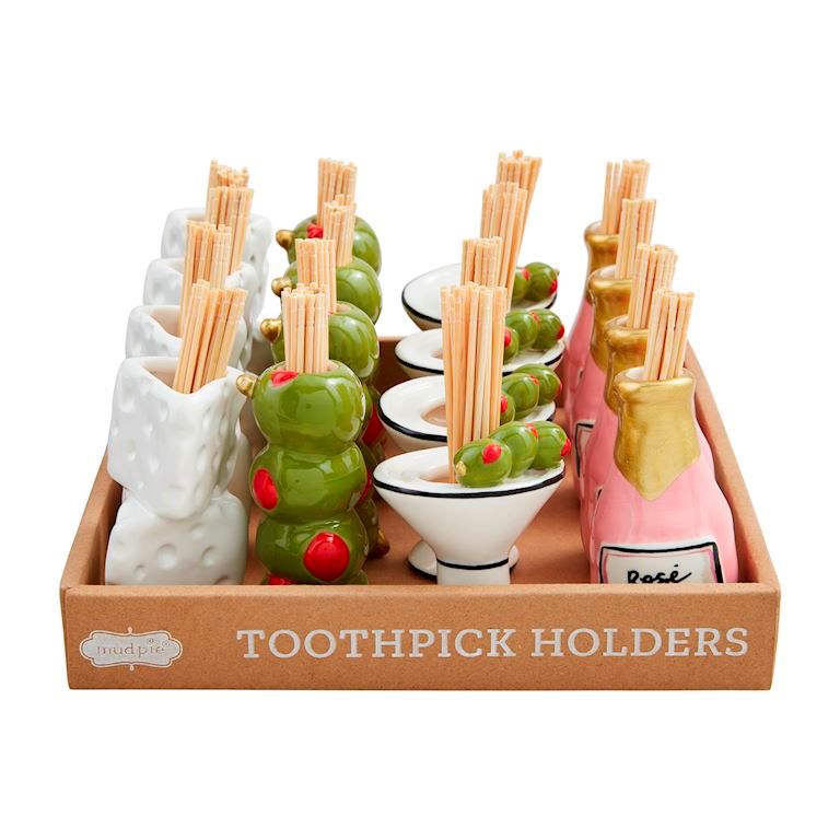Wine And Cheese Toothpick Caddy