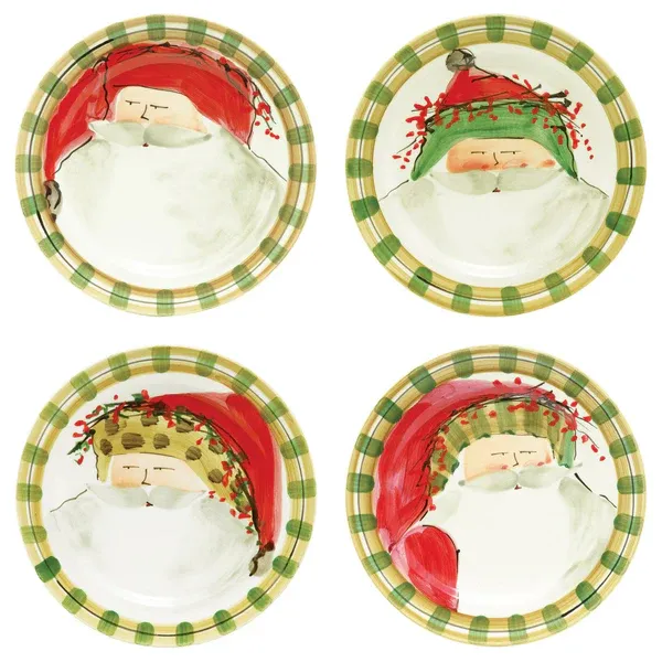 Old Saint Nick Dinner Plates