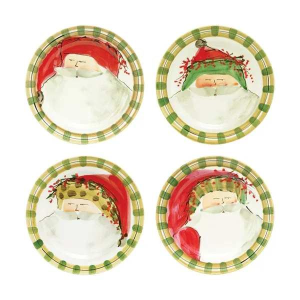 Old Saint Nick Salad Plate