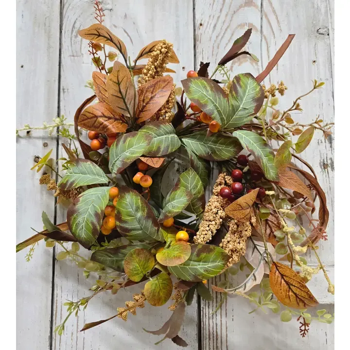 Fall Berry Candle Ring