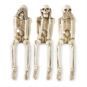 See, Hear, Speak No Evil Skeletons