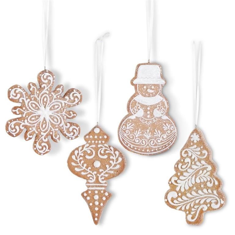 Resin Gingerbread Ornaments
