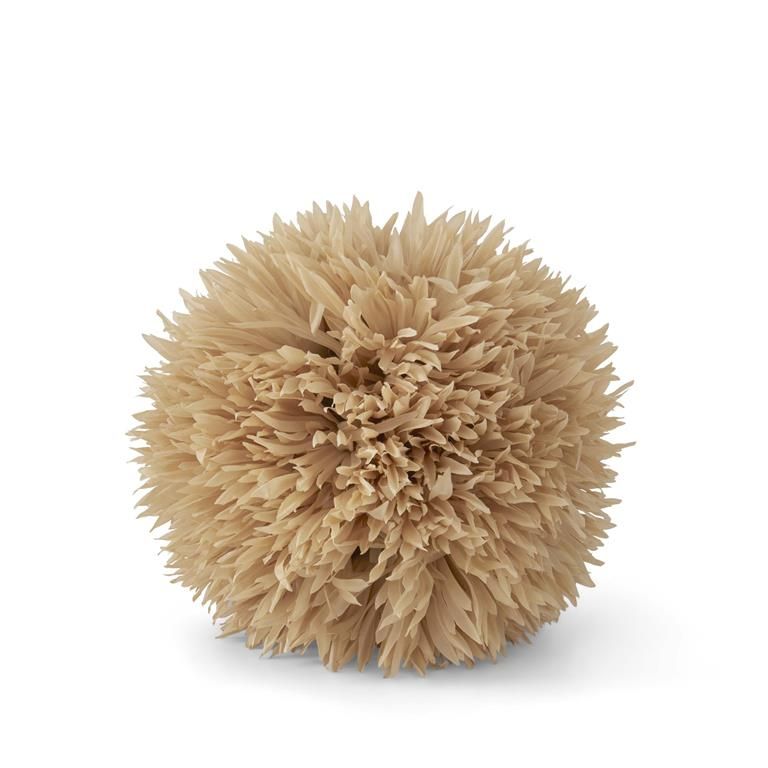 5 Inch Tan Allium Ball (Orb)