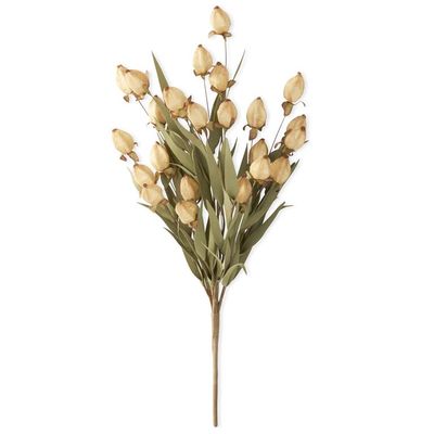 22 Inch Cream Chinese Lantern Bush