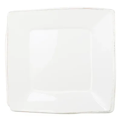 Vietri Melamine Lastra White Square Platter