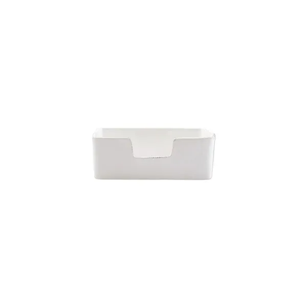 Vietri Melamine Lastra White Guest Towel Holder