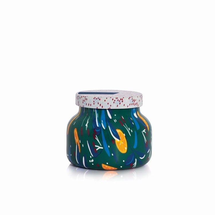 8oz Petite Holiday Pattern Capri Blue Candle