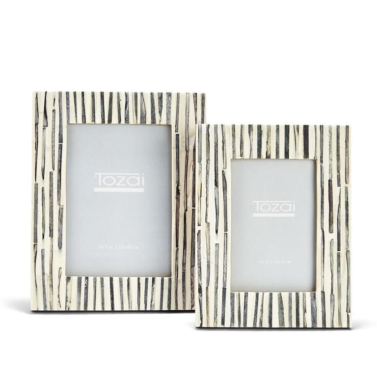 Gray Stripe Frame 4x6
