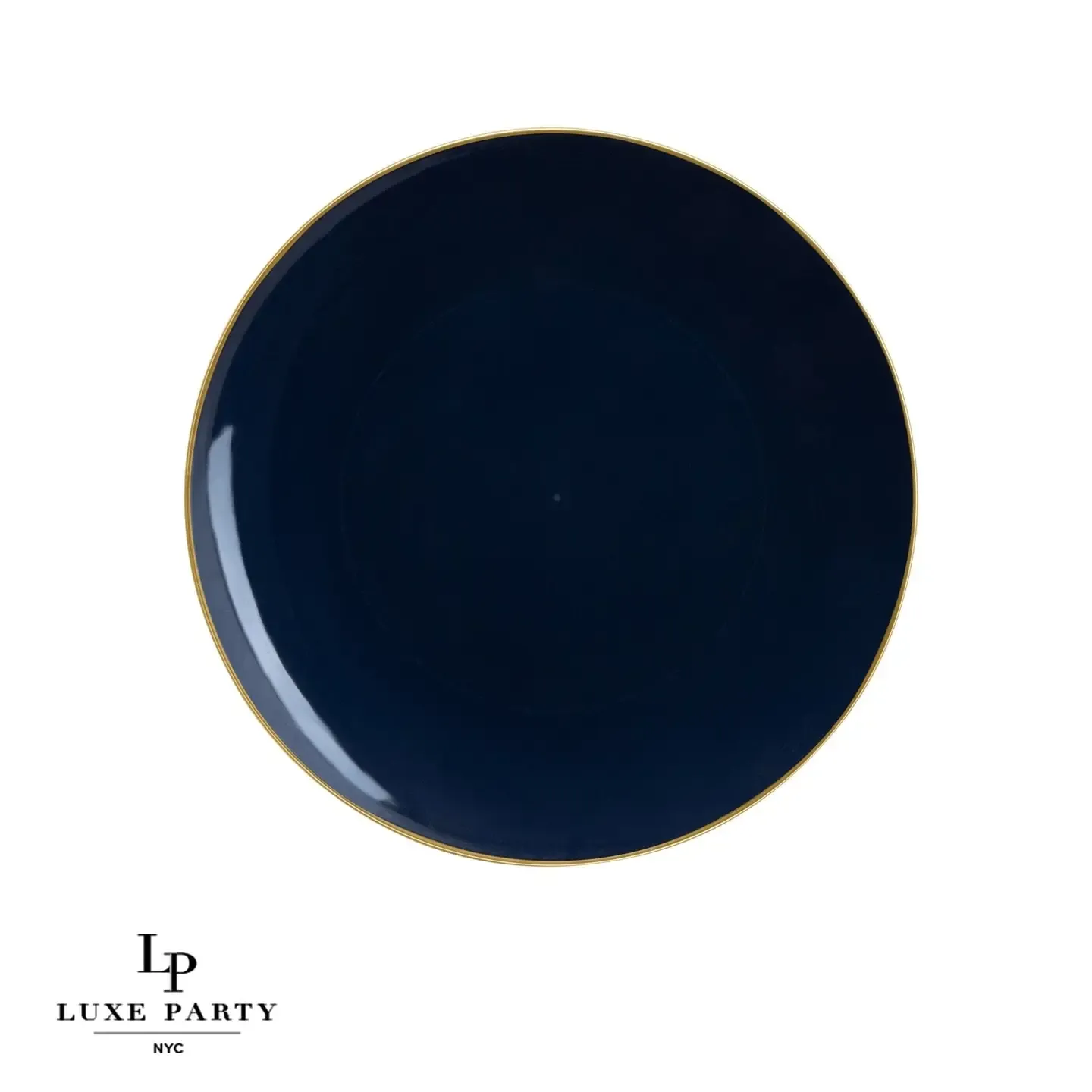 Navy Blue Plastic Dinner Plates