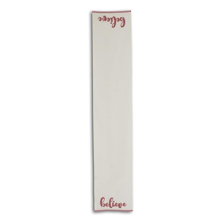 72 Inch Believe Table Runner