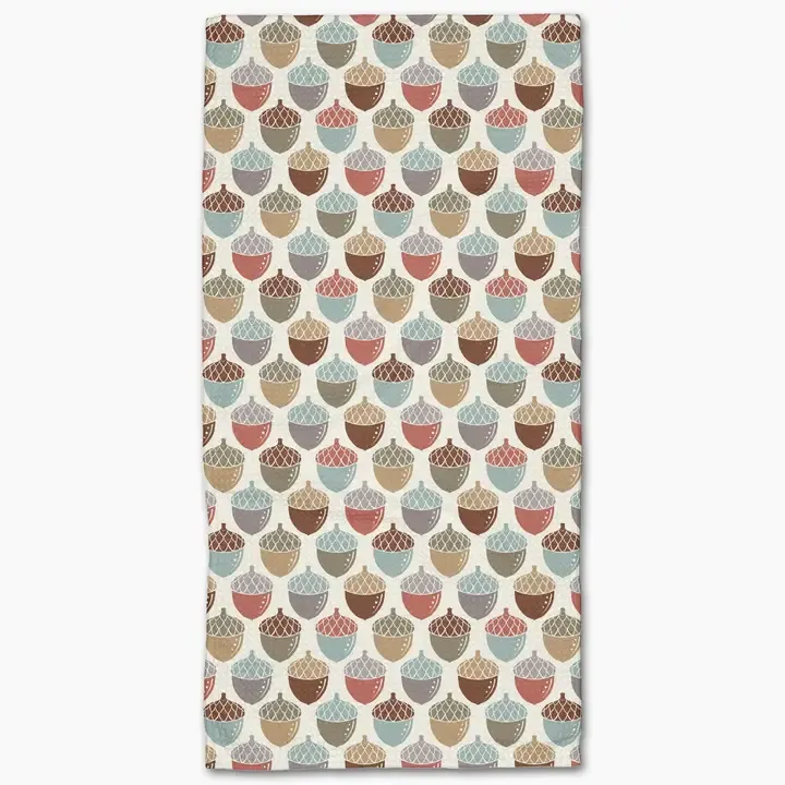 Geometry Bar Towel Acorn Waltz