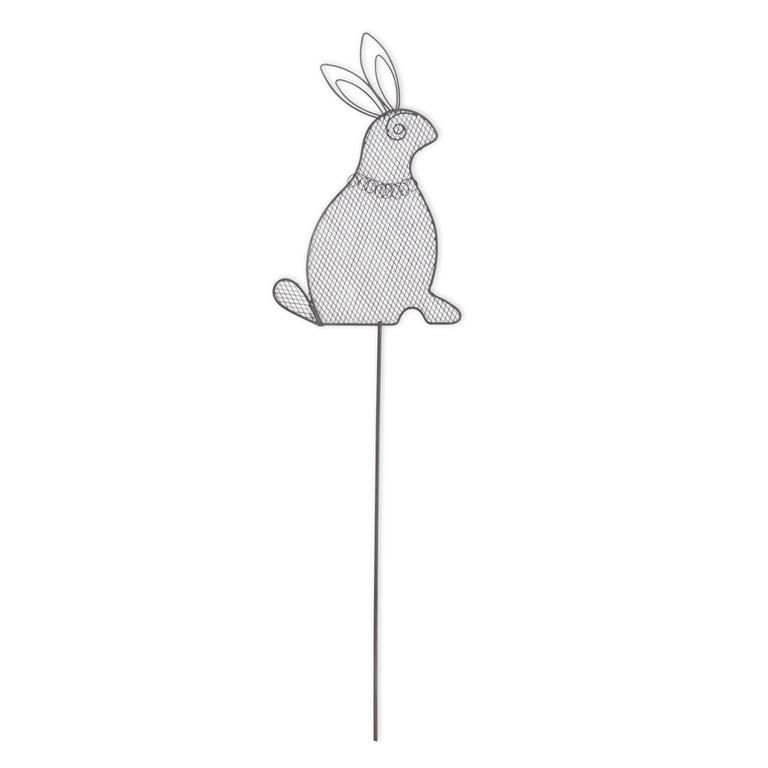 20.25 Inch Metal Mesh Rabbit Garden Pick