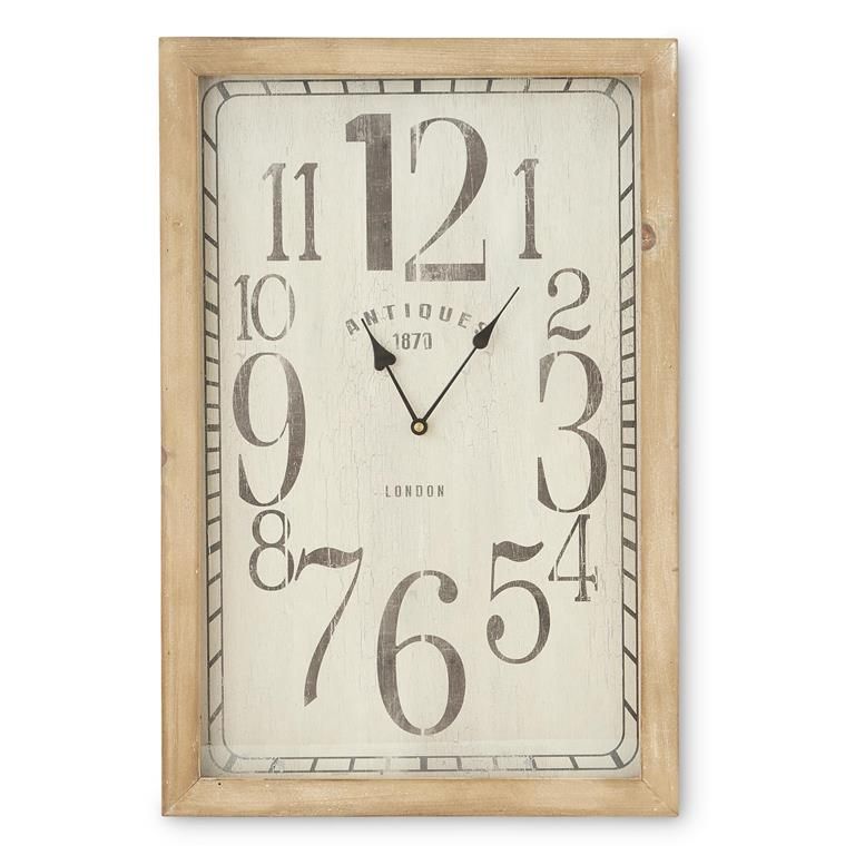 23.5 Inch Rectangular Clock