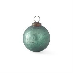 3 Inch Crackled Teal Green Ornament