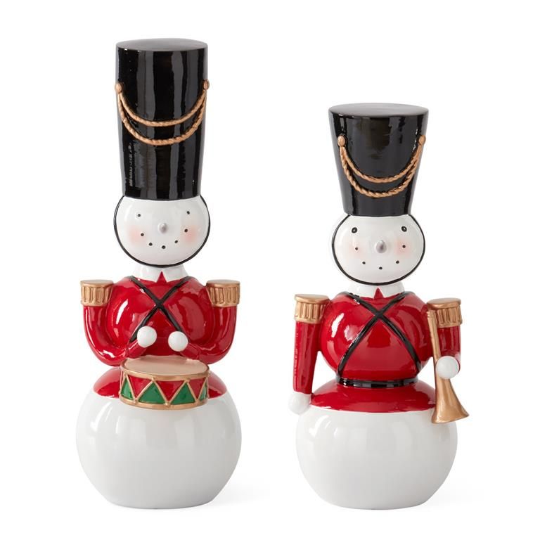 Snowman Nutcracker Soldier