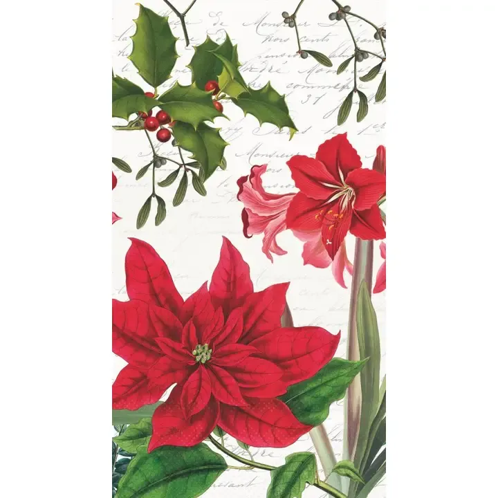 Christmas Plants Guest Towel