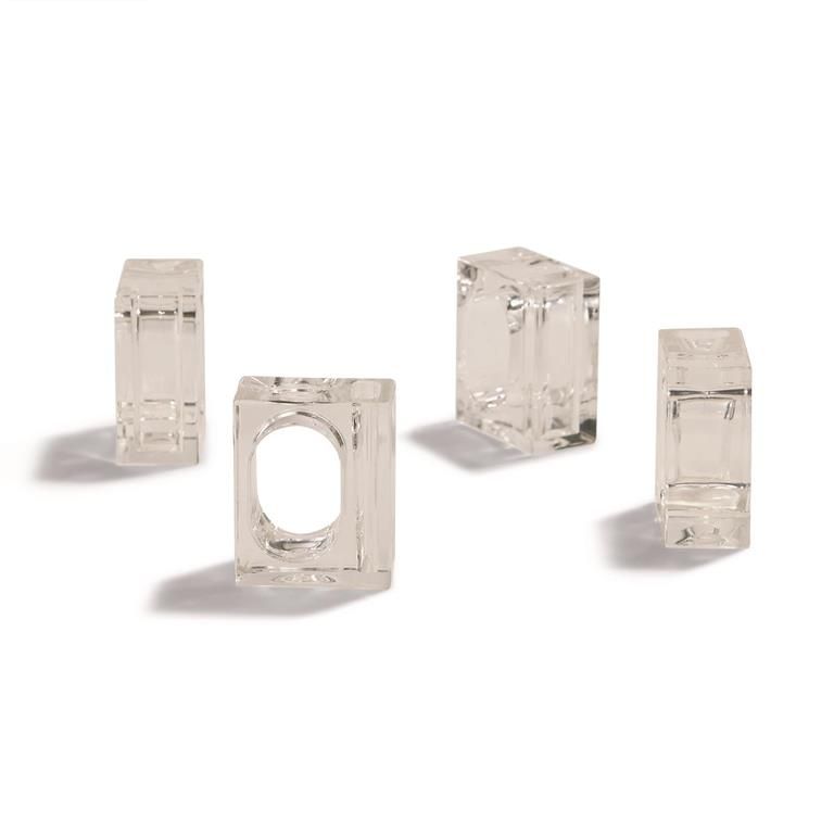 Set Of 4 Napkin/ Flower Holder