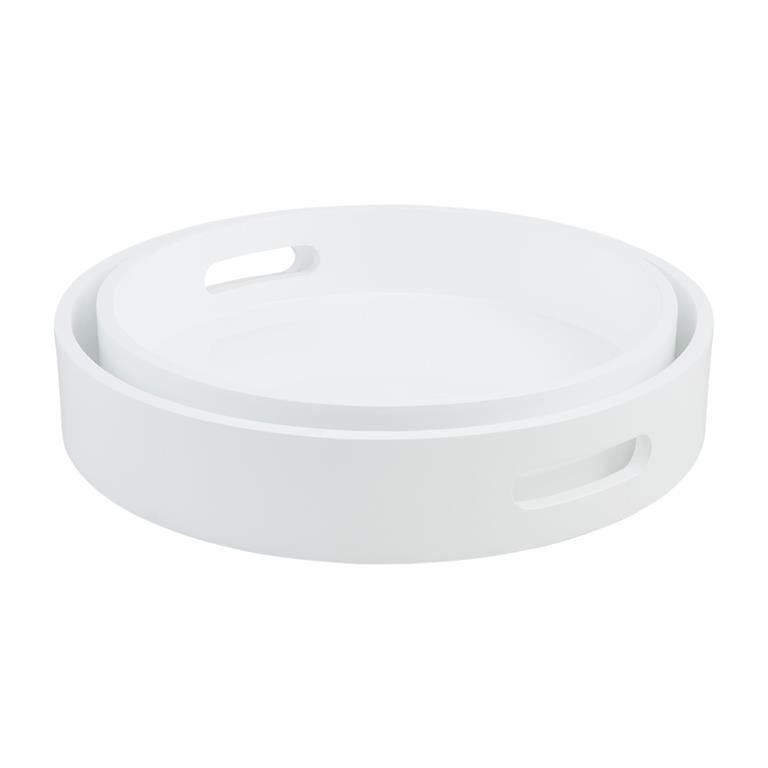 White Lacquer Tray