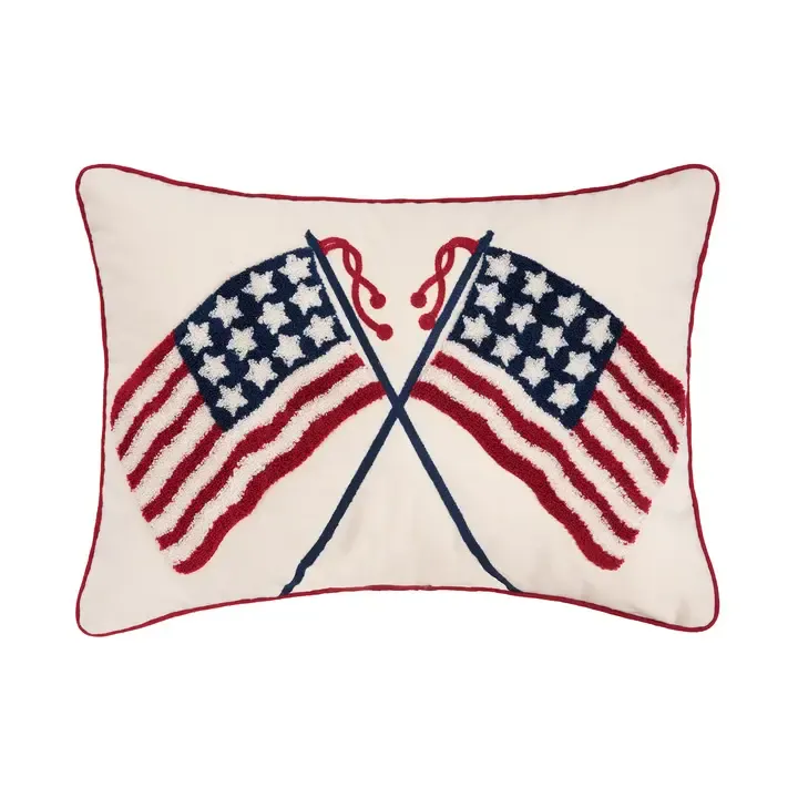Double Flag Pillow