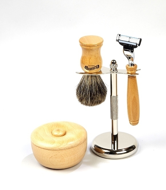 5PC. BEECHWOOD SHAVE SET #21