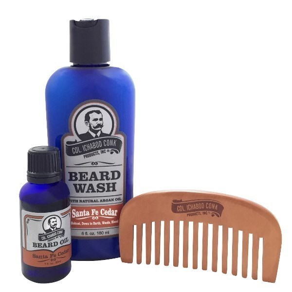 Santa Fe Cedar & Sm. Comb Beard Kit #4041