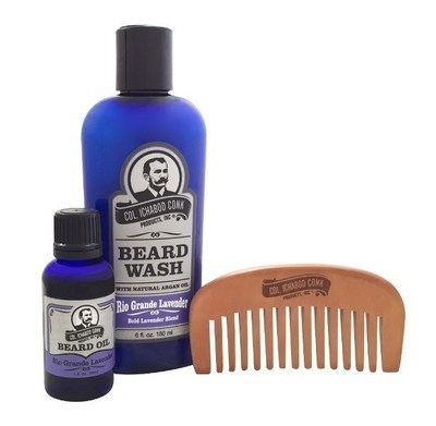 Rio Grande Lavender & Sm. Comb Beard Kit #4040