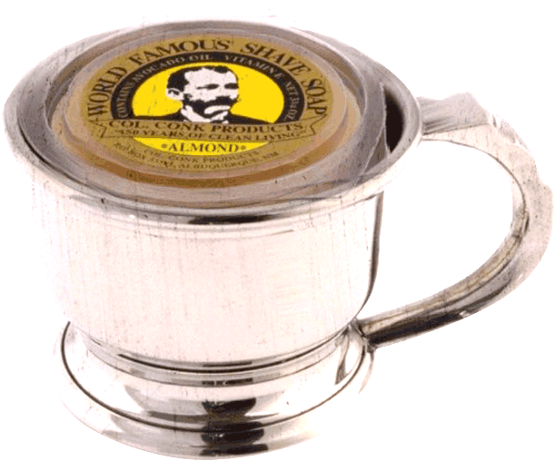 PEWTER SHAVE MUG, large  #137