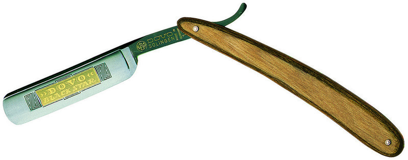 DOVO WOOD HANDLE STRAIGHT RAZOR  #43