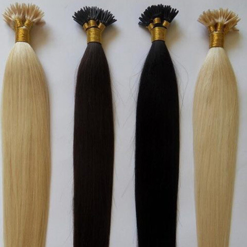 KERATIN INDIAN HAIR  "U" TIP AND "II" TIP AND "FLAT " TIP
