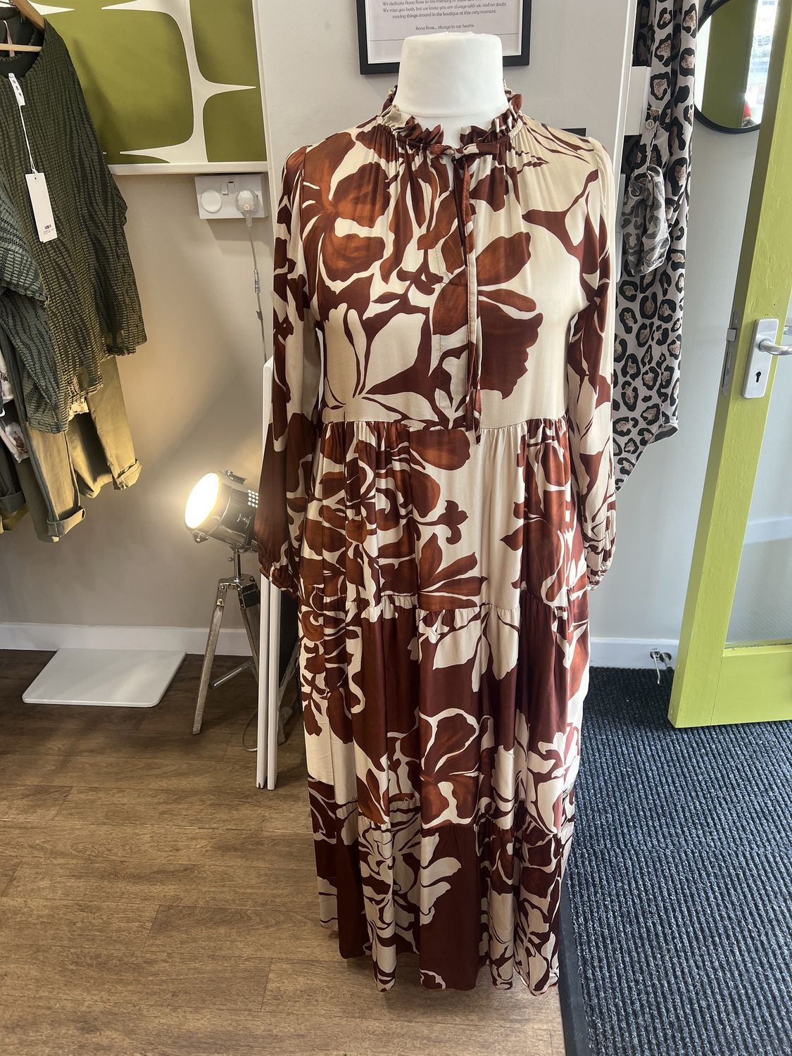 Penny Silk Floral Dress