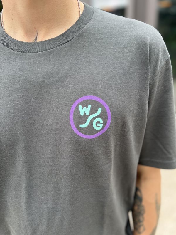 WAVE GAMES TEE NEW CLASSIC CHARCOAL