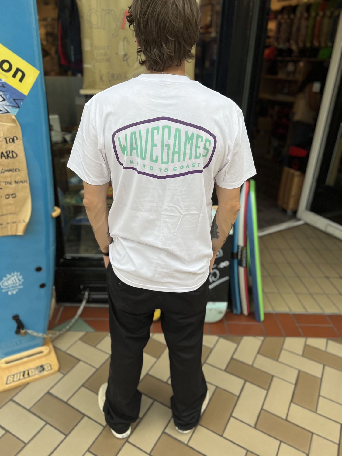 WAVE GAMES TEE NEW CLASSIC WHITE