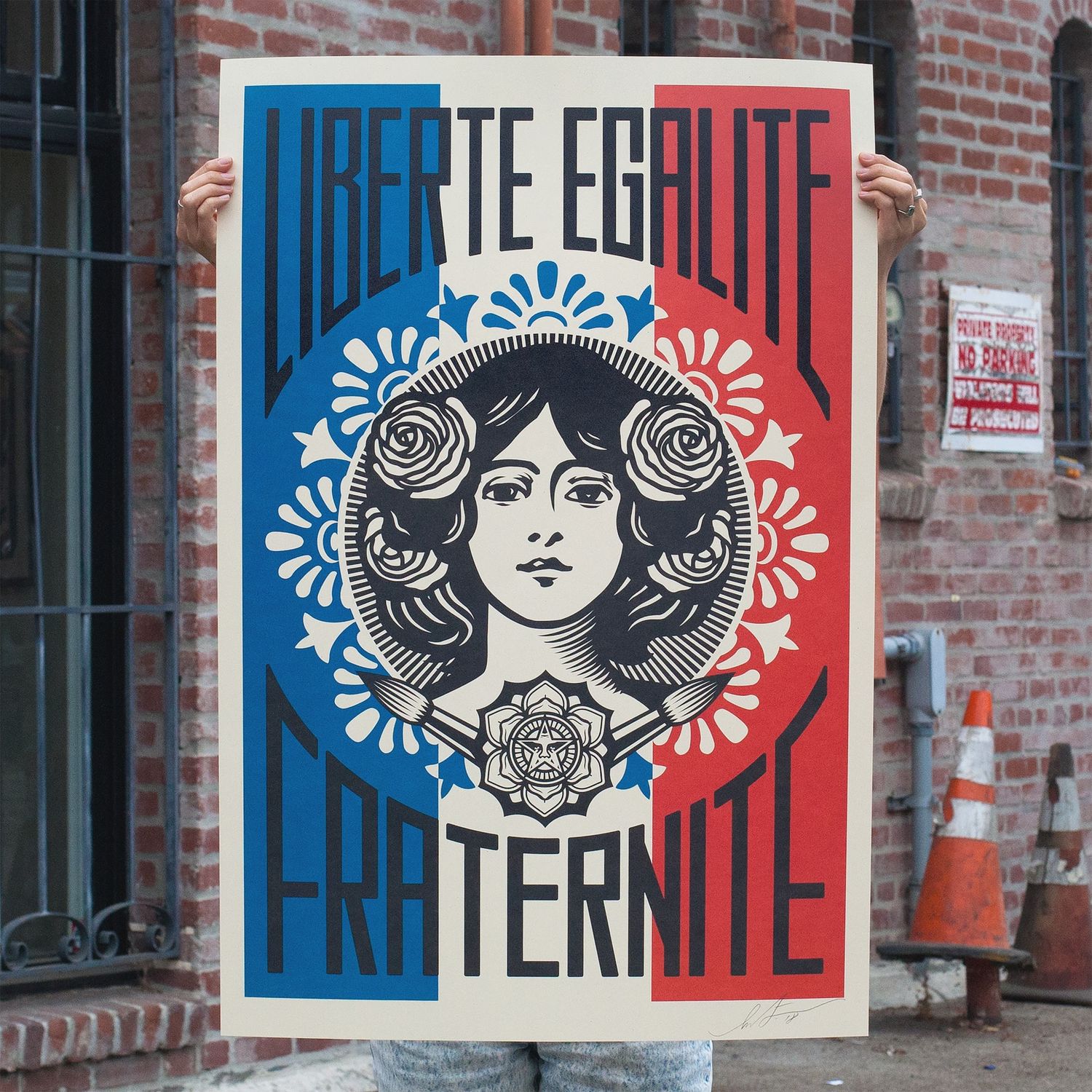 OBEY LIBERTÉ EGALITÉ FRATERNITÉ PRINT