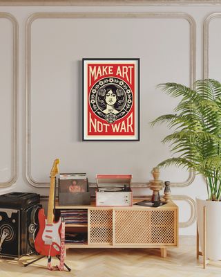 OBEY PRINT MAKE ART NOT WAR