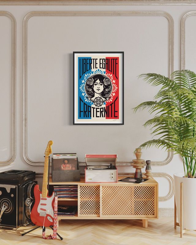 OBEY LIBERTÉ EGALITÉ FRATERNITÉ PRINT
