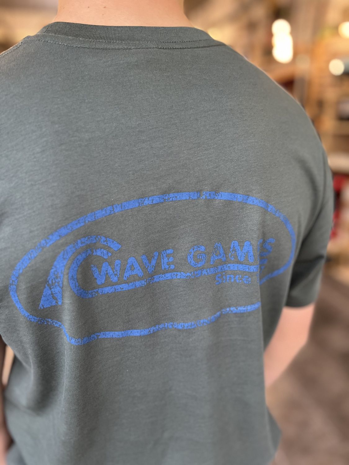 WAVE GAMES TEE VINTAGE COAL