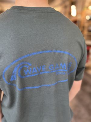 WAVE GAMES TEE VINTAGE COAL