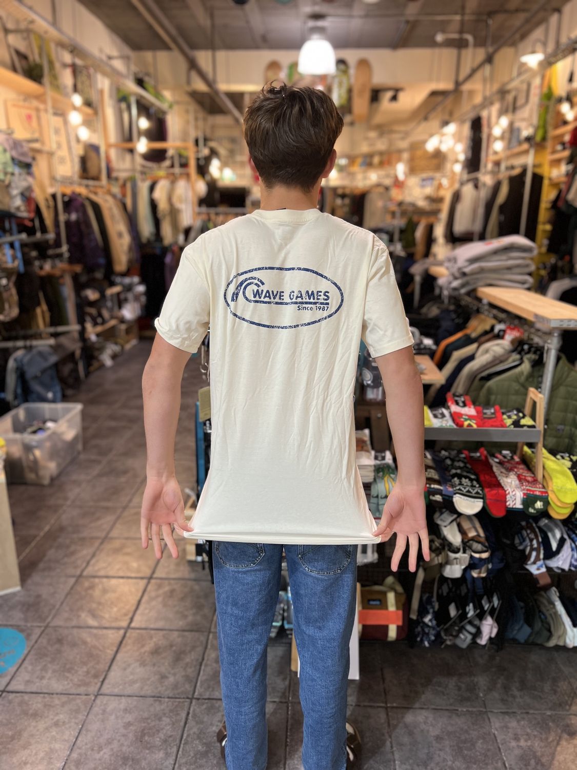 WAVE GAMES TEE VINTAGE OFF WHITE