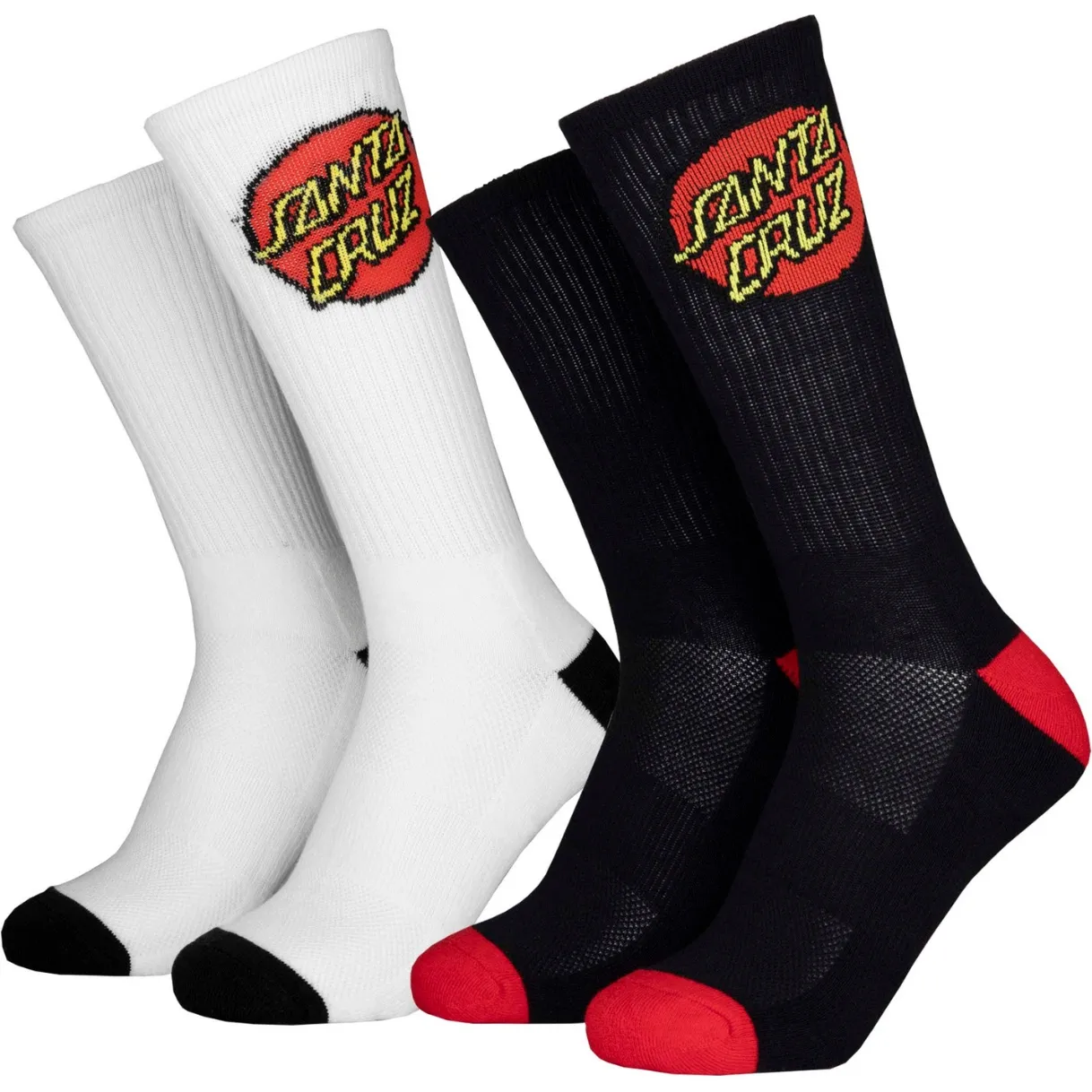 SANTA CRUZ SOCK CLASSIC DOT TWO PACK