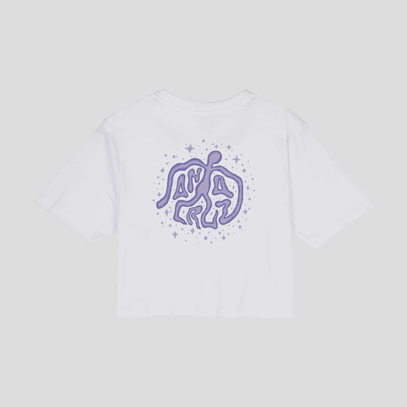 SANTA CRUZ WOMENS TEE AURA - WHITE